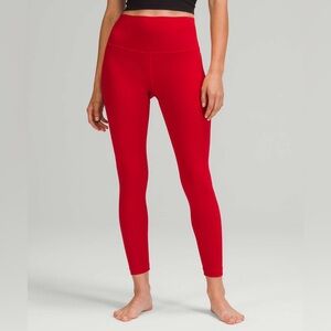 NWT Lululemon Align High-Rise Pant 25" Dark Red